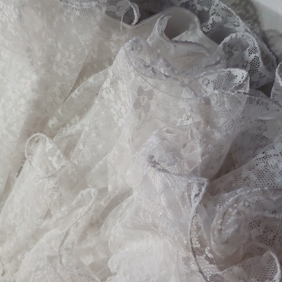 Vintage white sequin Alfred Angelo Flirtations party dress - Picture 4 of 4